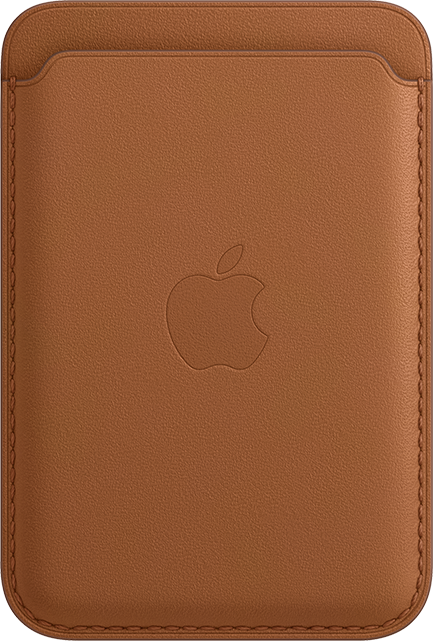 Apple iPhone Leather Wallet + MagSafe - Saddle Brown